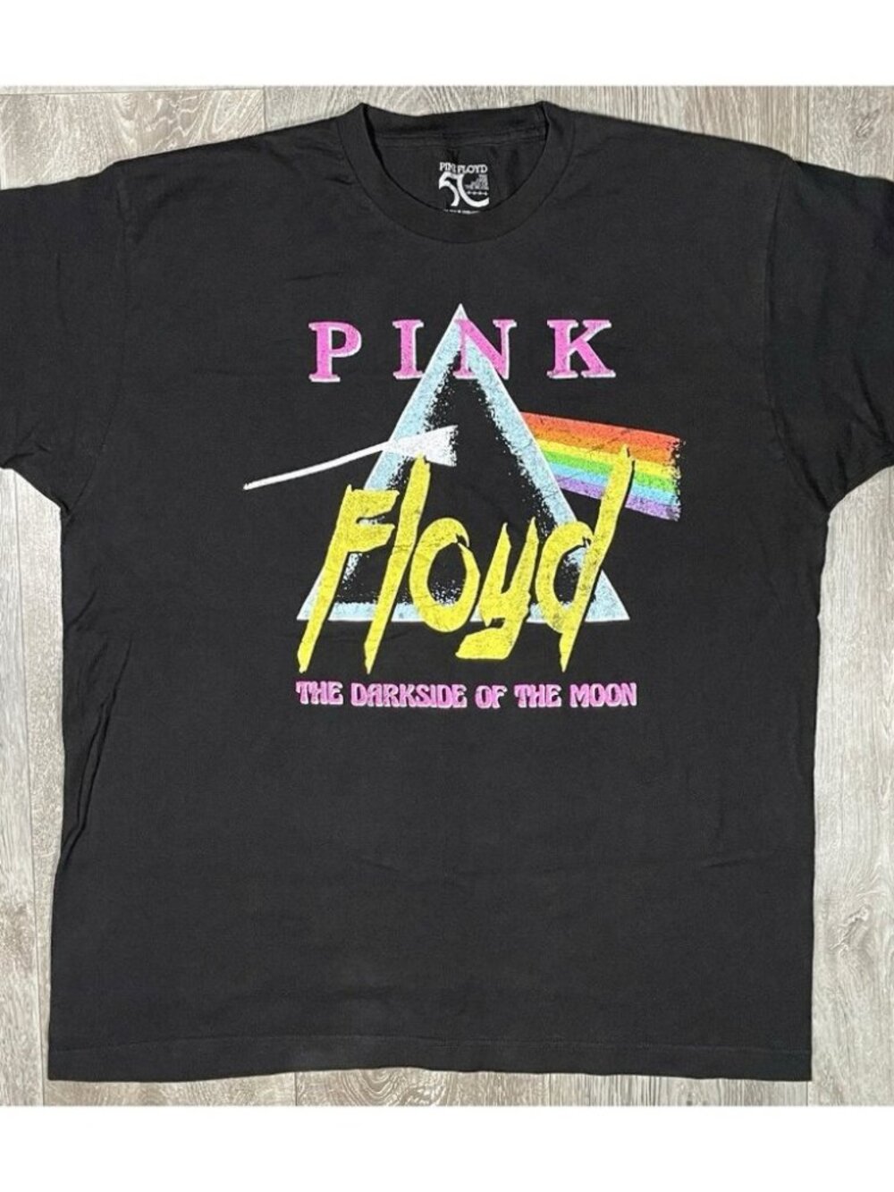 Pink Floyd “The Darkside Of The Moon” Black Graphic T-Shirt - Men Size XL